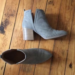 Suede booties